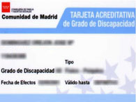 Certificado de discapacidad con tamao carn en todas las Comunidades Autnomas