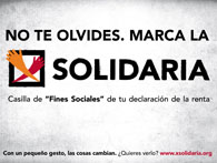  La X Solidaria contribuye a fomentar la participacin social a travs del voluntariado