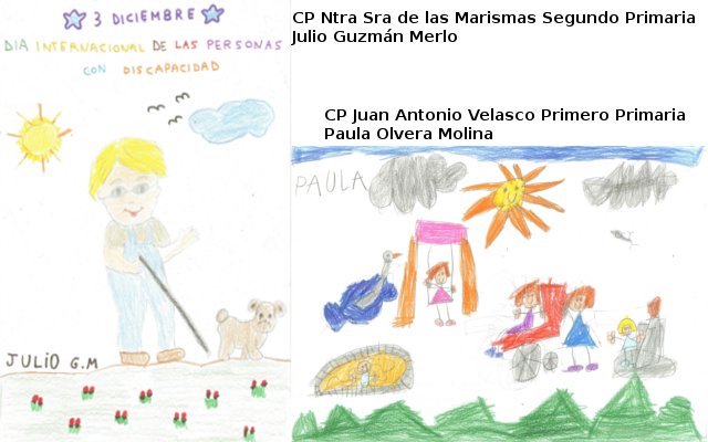 Ganadores Concurso de Dibujo sobre Discapacidad Apdis